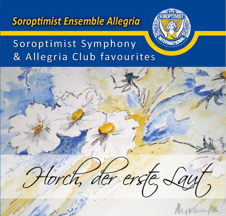 Am cover sind Blumen zu sehen und der Songtitel "Horch, der erste Laut"