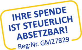 Ihre Spende ist steuerlich absetzbar!